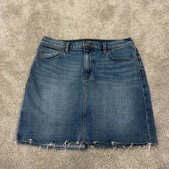 Hudson Denim Jean Mini Skirt Size 28 / 6 Like New - Picture 1 of 5